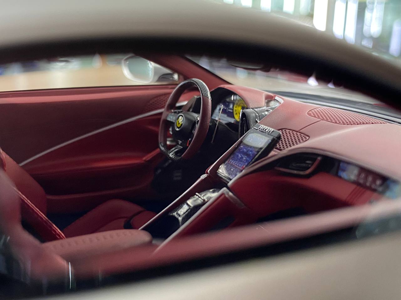 1/18 Resin – BBR Models Ferrari Roma Matte Sanusilver Limited-180 pcs