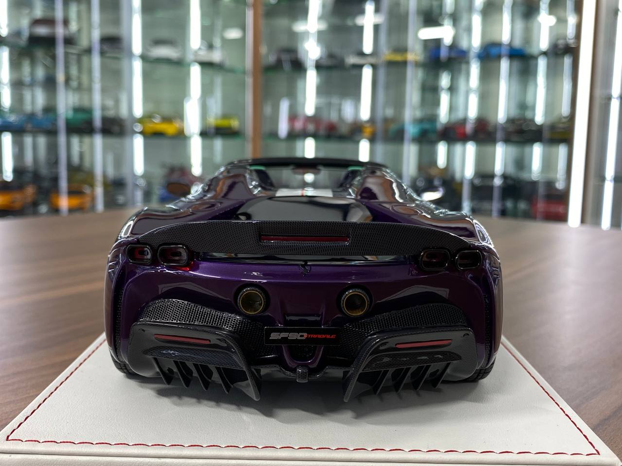 1/18 Resin Model – CE Custom Edition Ferrari SF90 Spider Purple  Limited Edition: 30 pcs