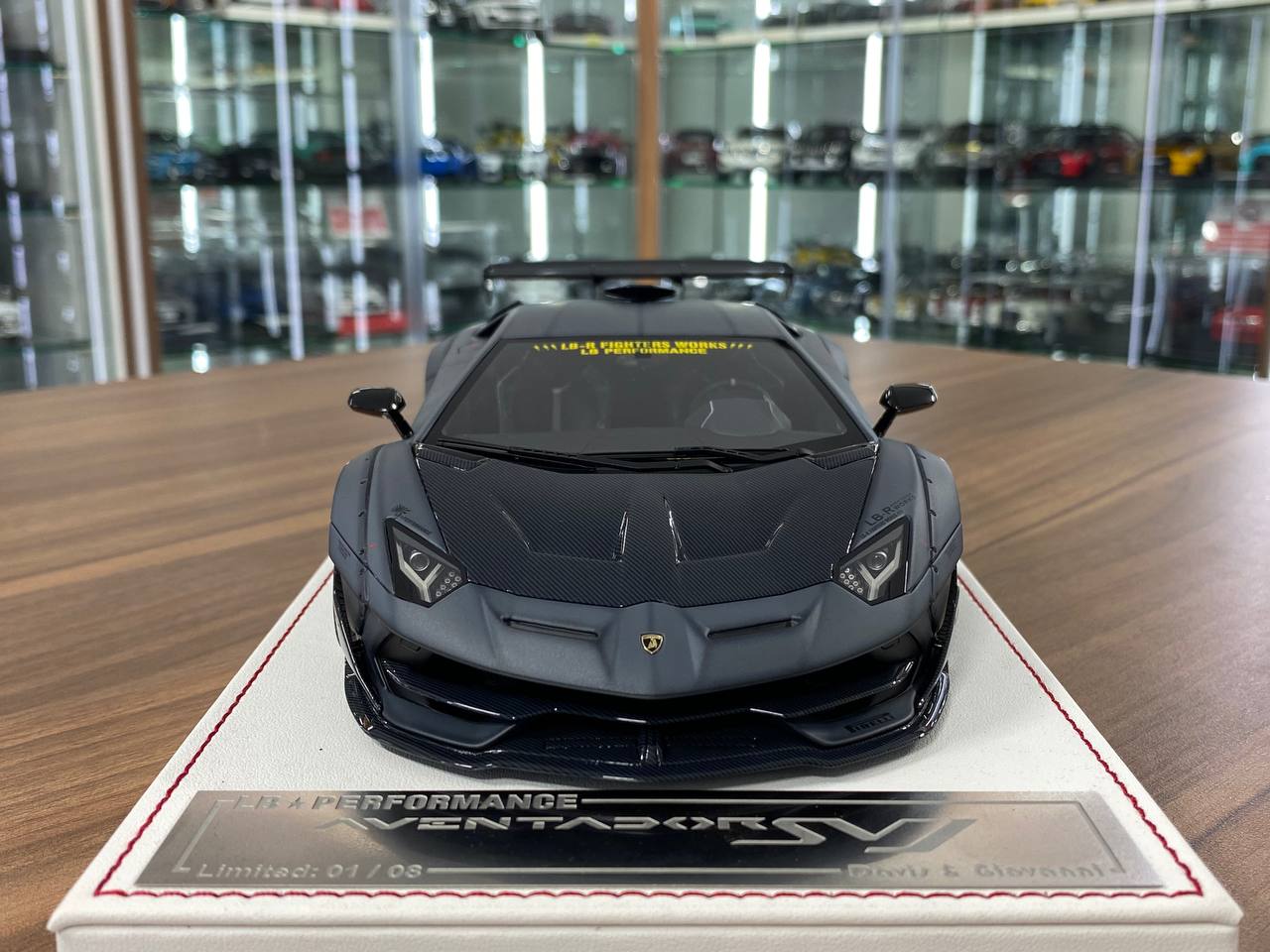 1/18 Resin Model Lamborghini Aventador SVJ – Zero Fighter Edition | Davis & Giovanni