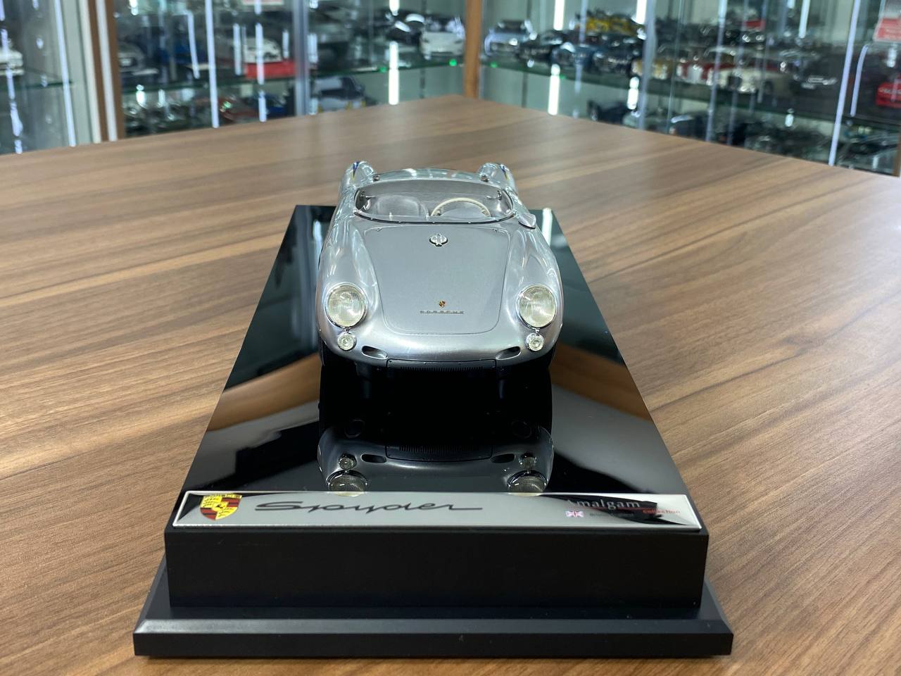 1/18 Amalgam Porsche 550 Spyder 1955 Silver | Limited Edition Model Car