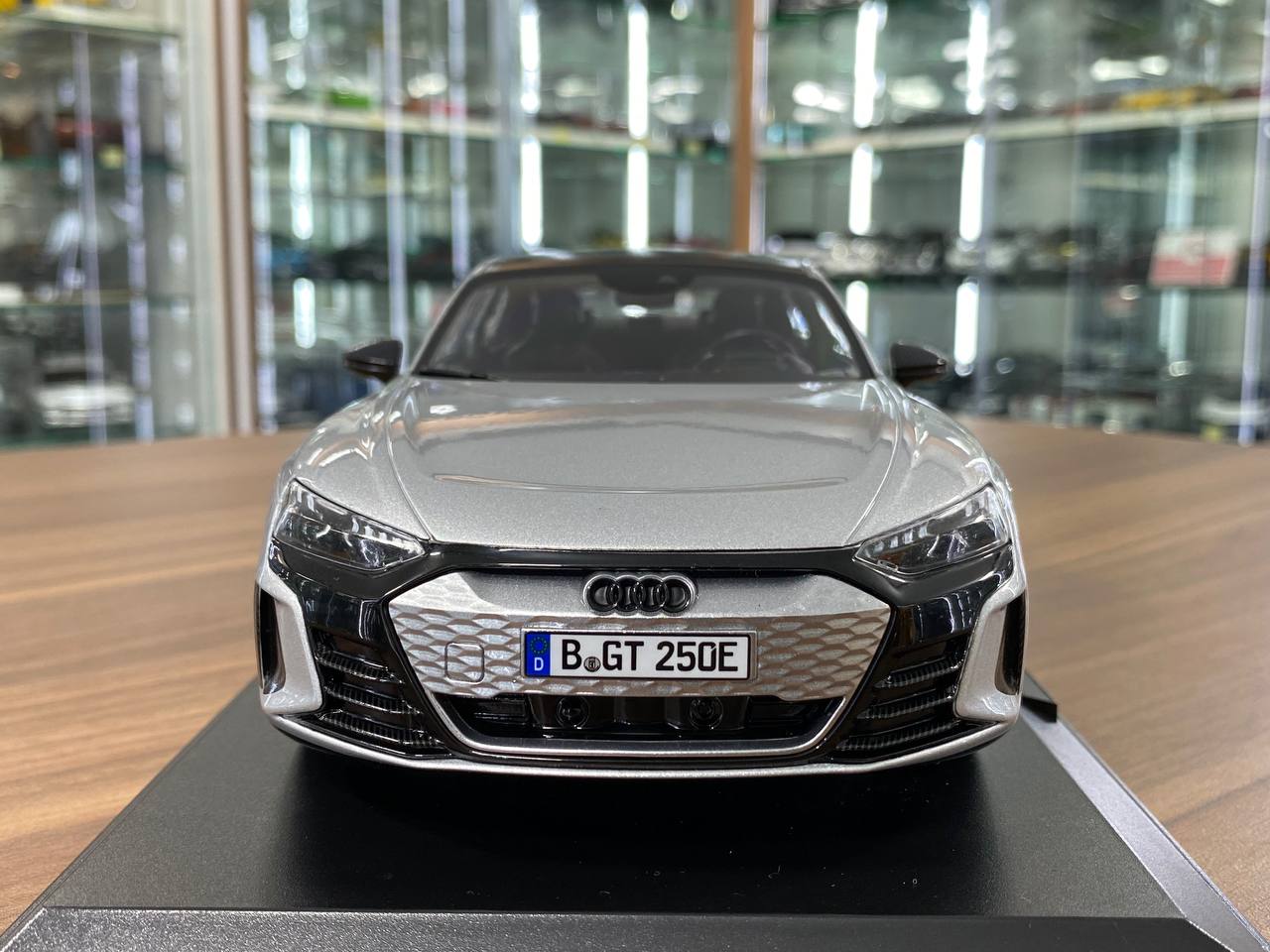 1/18 Diecast Audi RS E-tron GT Silver Norev Scale Model Car