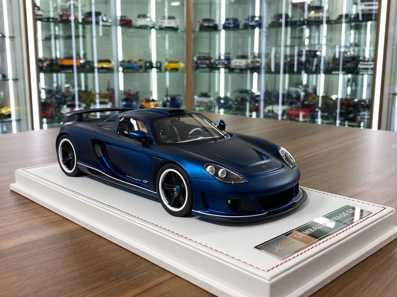 Exclusive IVY Models Gemballa MIRAGE GT Resin Model - Matte Blue | Limited Edition!