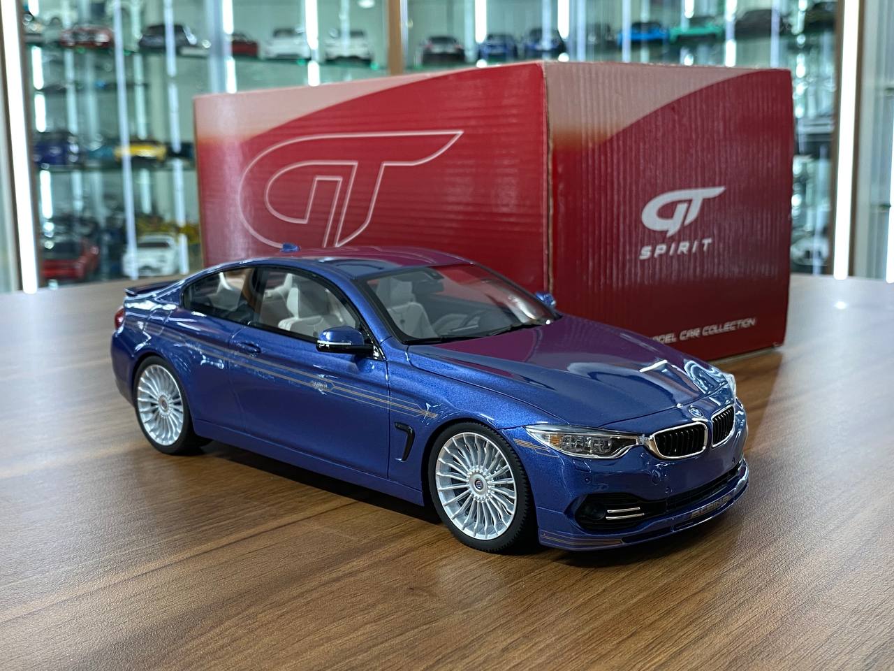1/18 Resin BMW Alpina B4 Blue GT Spirit Scale Model Car