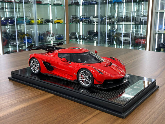 1:18 Resin Model – FrontiArt Koenigsegg Jesko Chill Red (Limited 199 pcs)