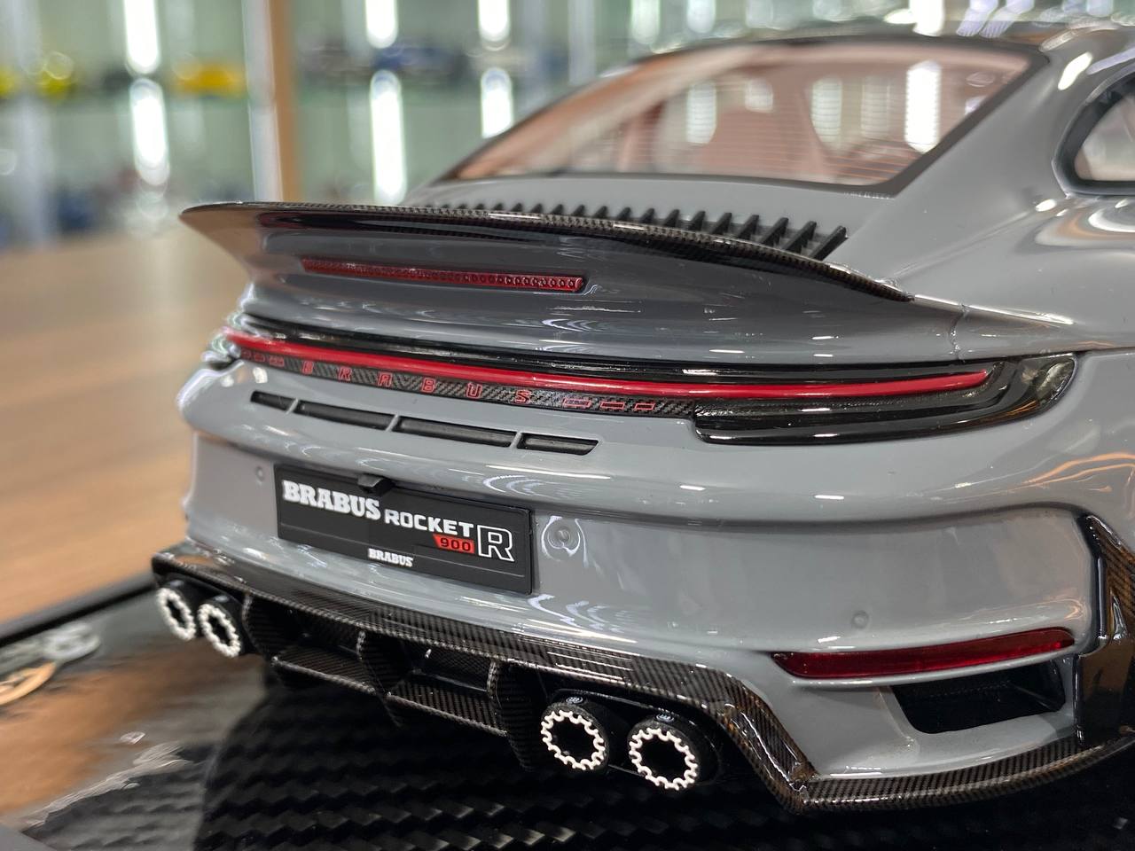 1:18 Resin VIP Model Porsche Brabus Rocket 900 R Grey – Limited 1 of 66