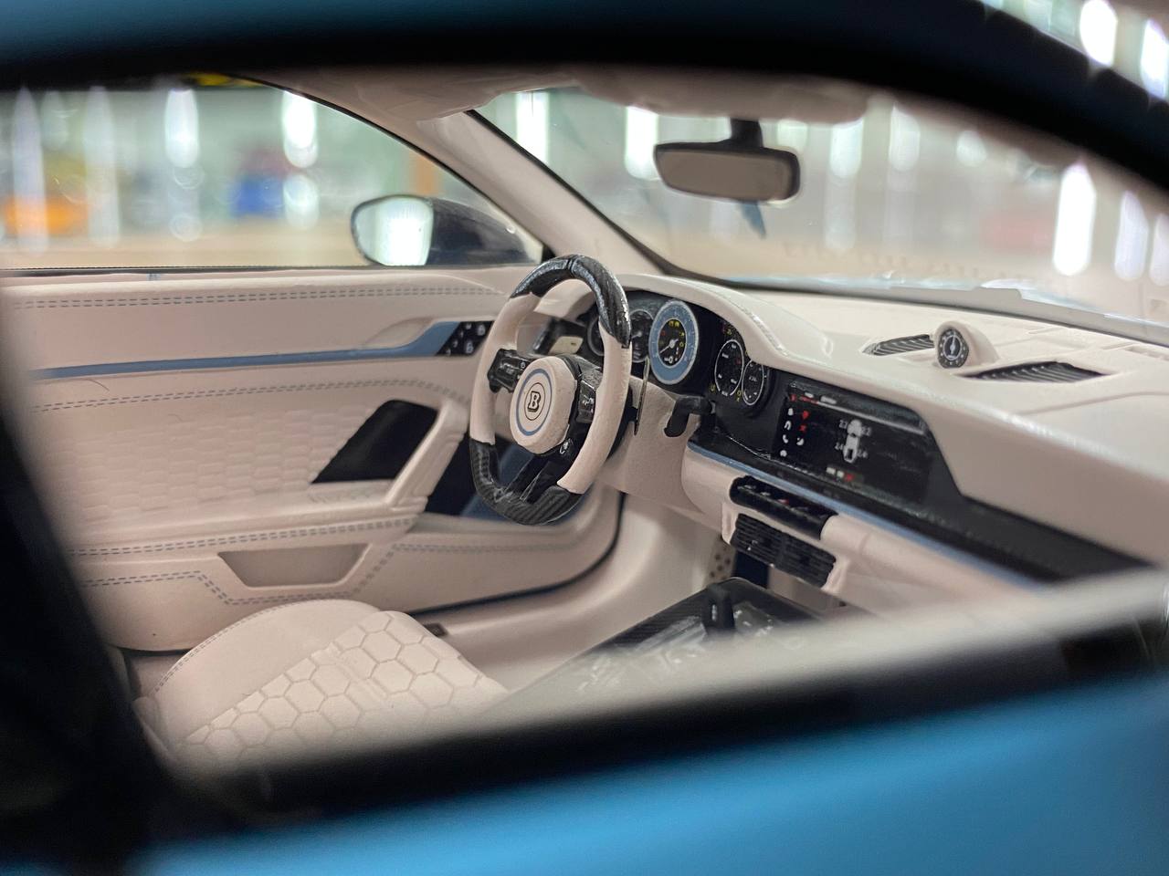 1/18 Resin – VIP Model Porsche BRABUS Rocket 900 R Frozen Blue Decal Ltd.Edn. 66 pcs