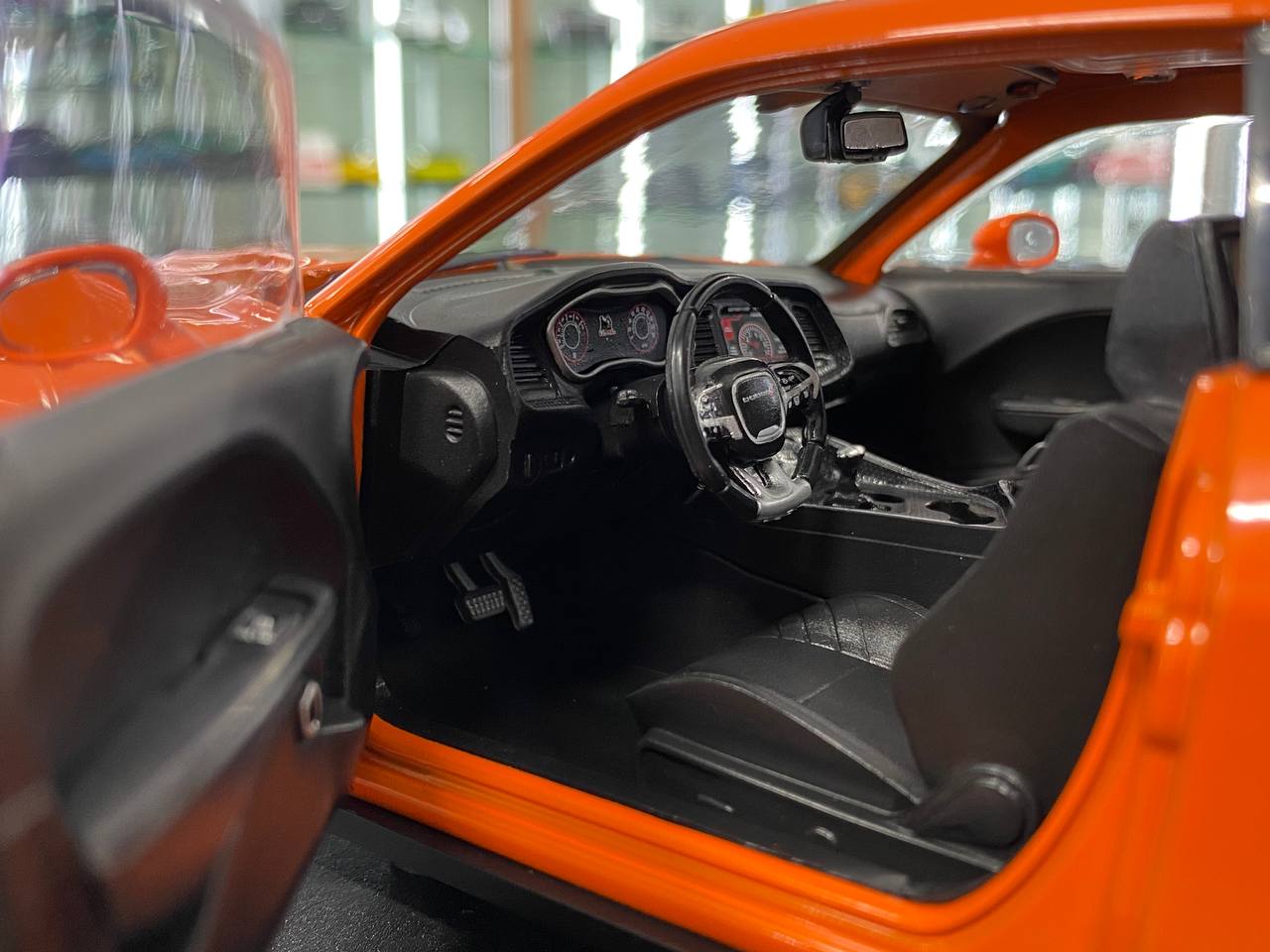 1/18 Diecast Solido Dodge Challenger R/T SCAT PACK WIDE BODY Hazzard Tribute 2023 Orange