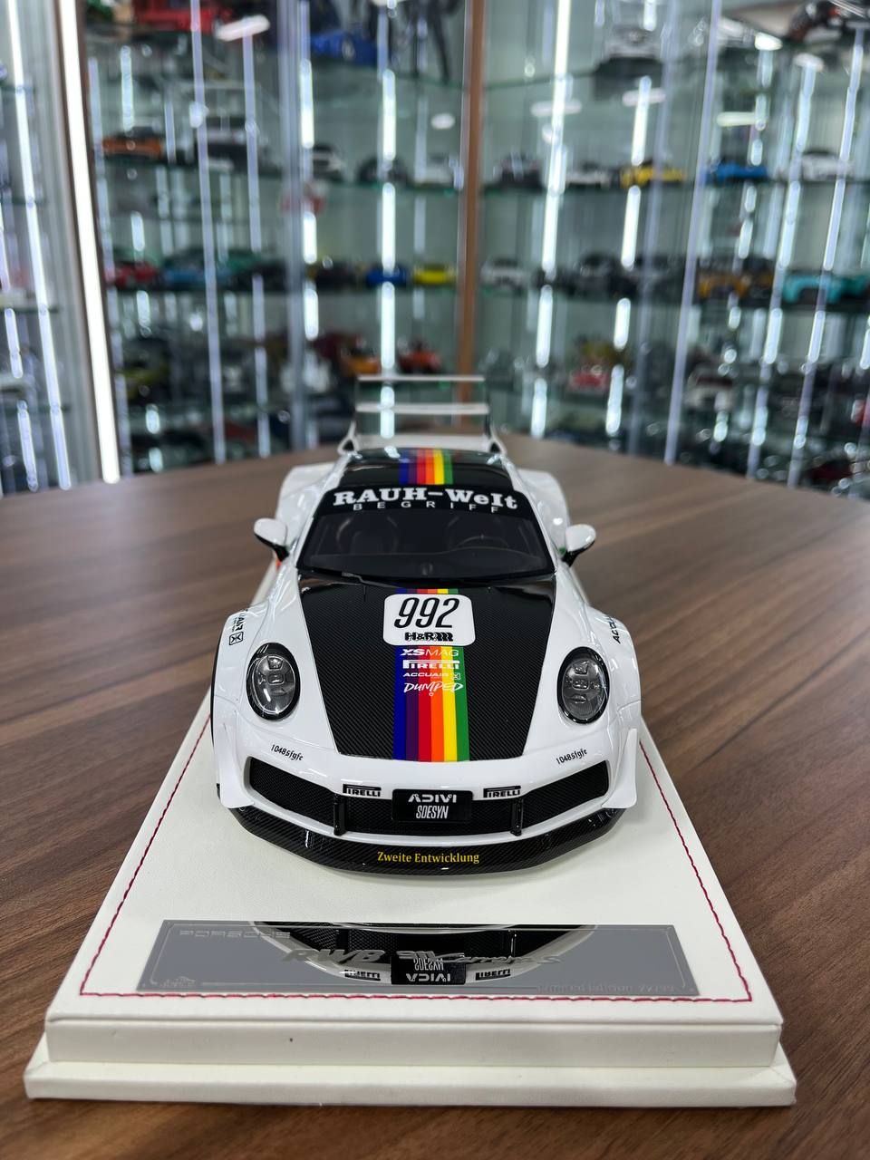 🚘 VIP Models 1:18 Porsche RWB 911 Carrera S – Silver | Limited Edition of 99