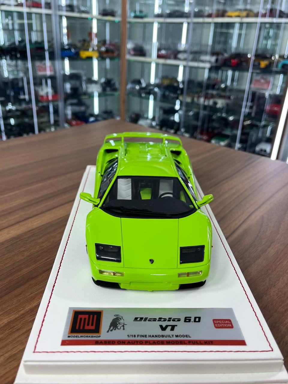 1/18 Resin Lamborghini Diablo 6.0 VT Yellow Model | Brand Model Workshop | Limited Edition