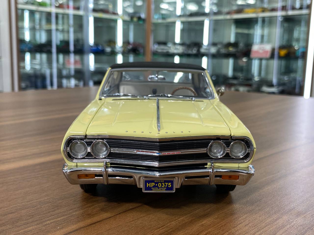 ExactDetail Replicas Chevrolet Z16 Malibu SS 396 Turbo Jet 1965 - 1/18 Diecast, Crocus Yellow