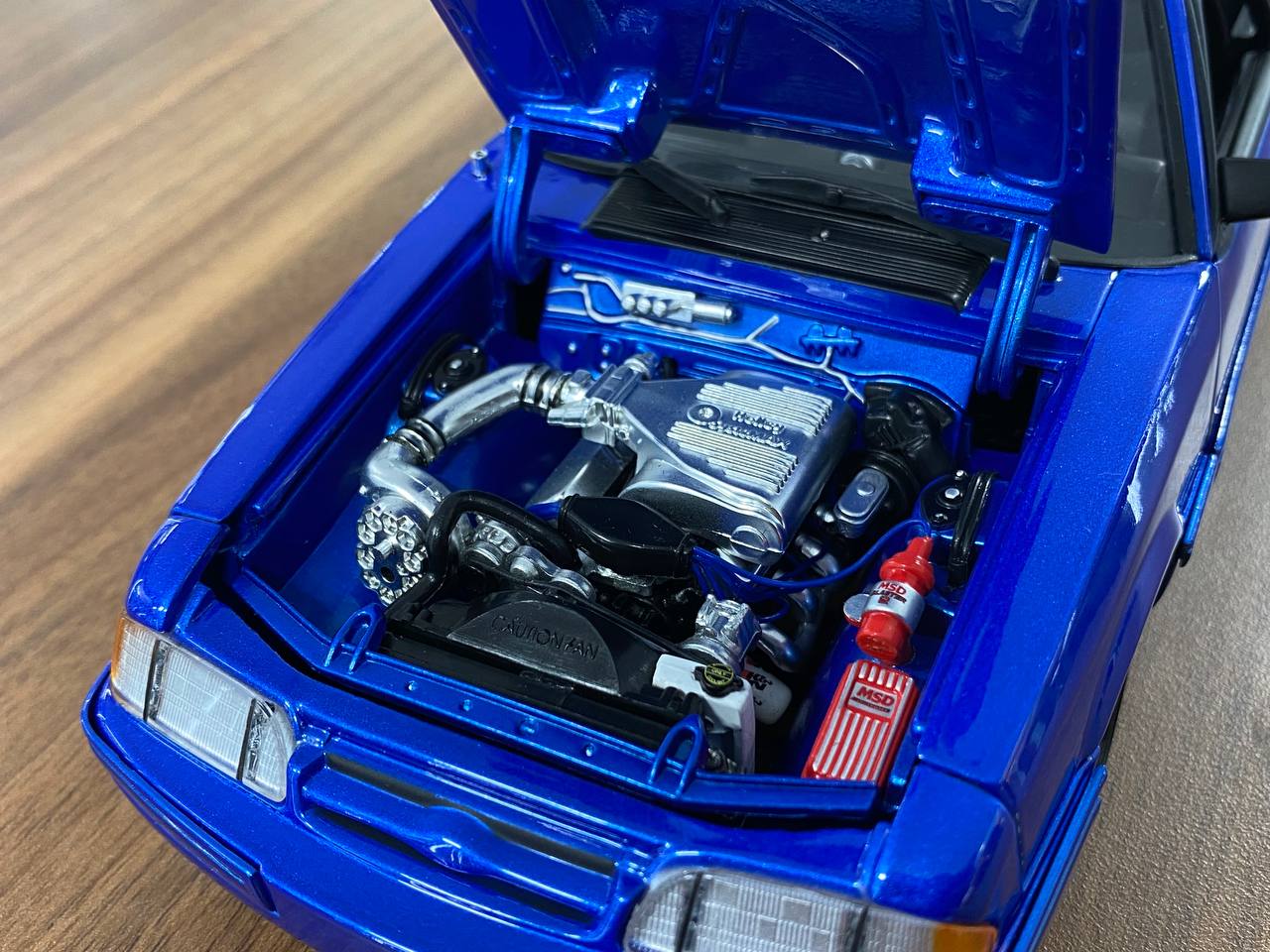 1/18 Ford Mustang 1990 blue by GMP Model Car