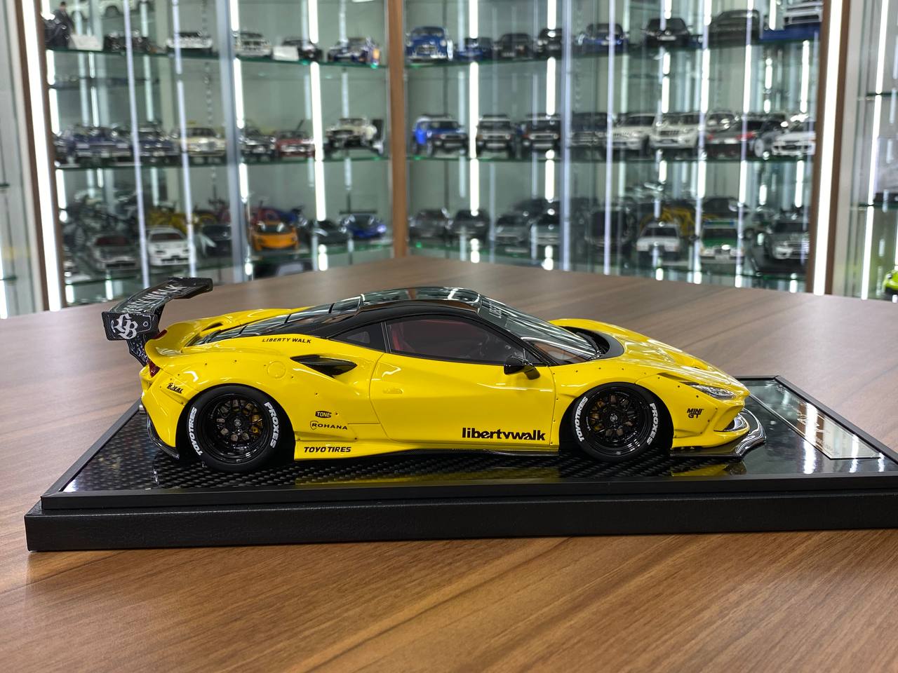 1/18 Resin – Ferrari F8 GT LB-Works Giallo Tristrato Decal by VIP Model