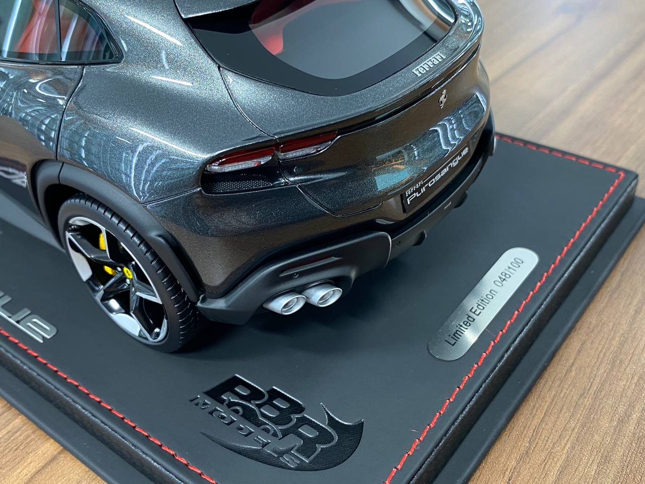 1/18 Resin Model – BBR Models Ferrari Purosangue Grigio Silverstone Limited-100 pcs