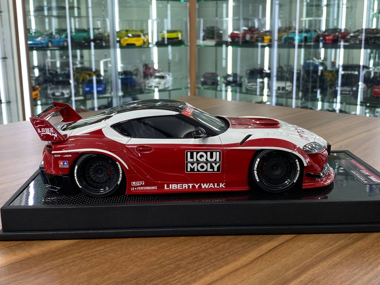 1/18 Resin Model – Timothy & Pierre Toyota Supra MK5 A90 LBWK Liqui Moly / Red, White