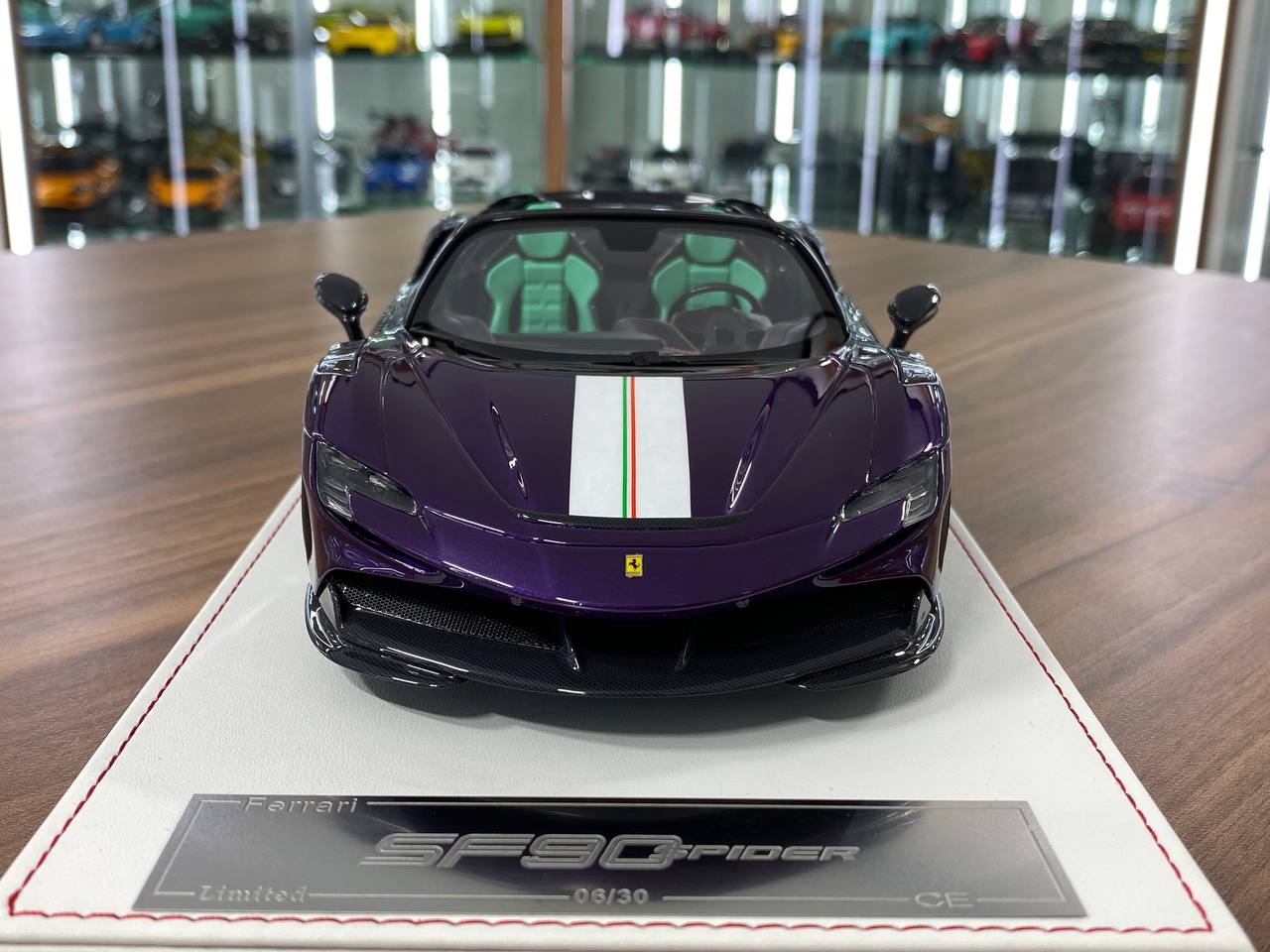 1/18 Resin Model – CE Custom Edition Ferrari SF90 Spider Purple  Limited Edition: 30 pcs