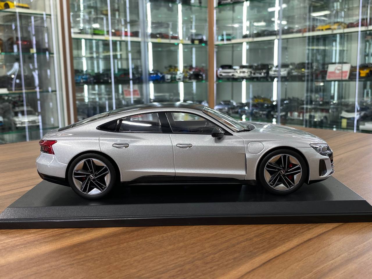 1/18 Diecast Audi RS E-tron GT Silver Norev Scale Model Car