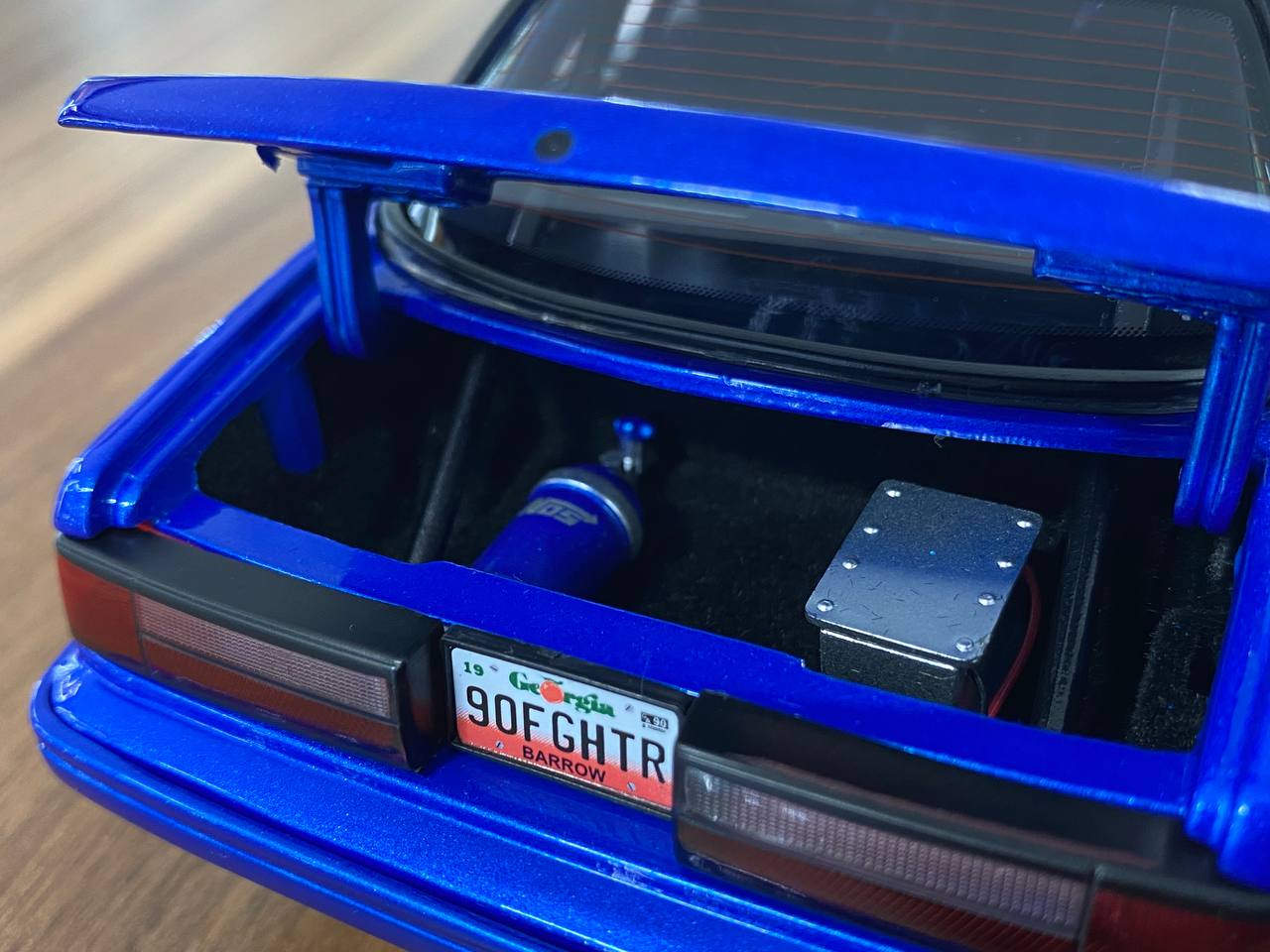 1/18 Ford Mustang 1990 blue by GMP Model Car
