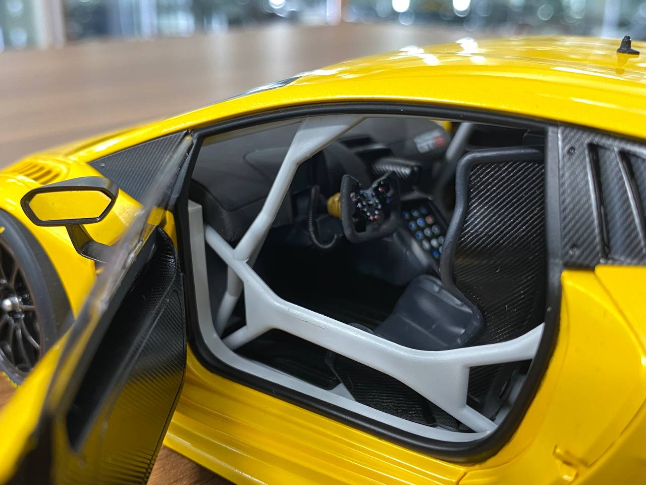 1/18 Diecast Lamborghini Huracan GT3 Yellow AUTOart Scale Model Car