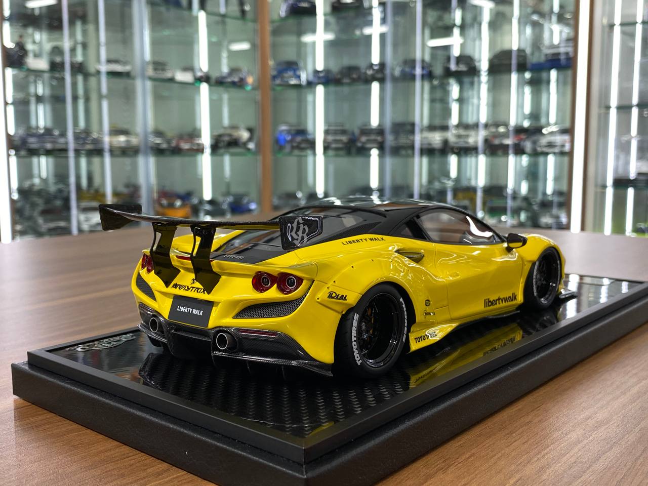 1/18 Resin – Ferrari F8 GT LB-Works Giallo Tristrato Decal by VIP Model