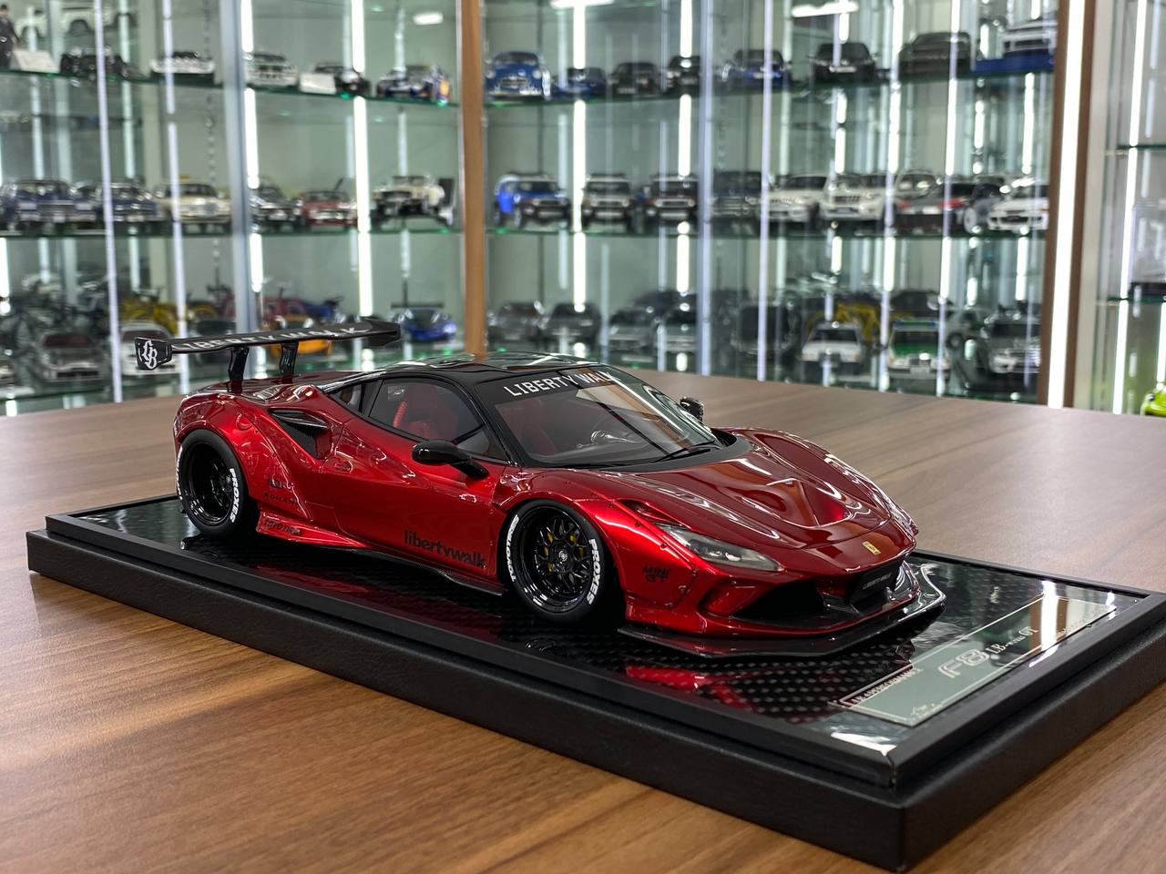 1/18 VIP Scale Model Ferrari F8 Liberty Walk (Fighter Grey