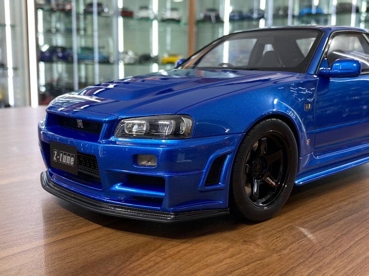 1/12 Resin Model OttO Nissan Skyline GT-R R34 Nismo Z-Tune 2005 – Blue