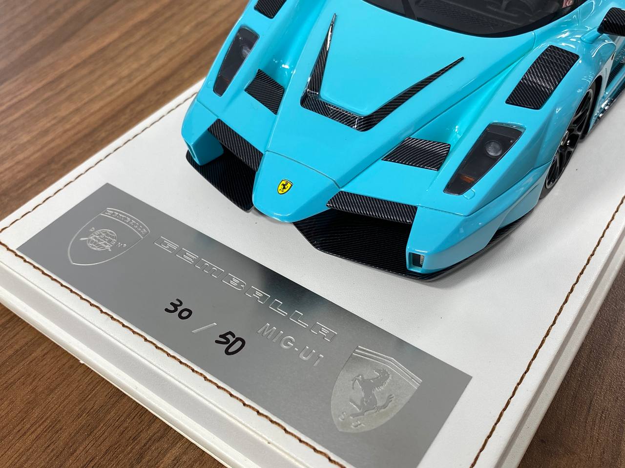 1:18 Resin  – Timothy & Pierre Gemballa MIG-U1 (Ferrari Enzo) Tiffany Blue Limited 50 pcs