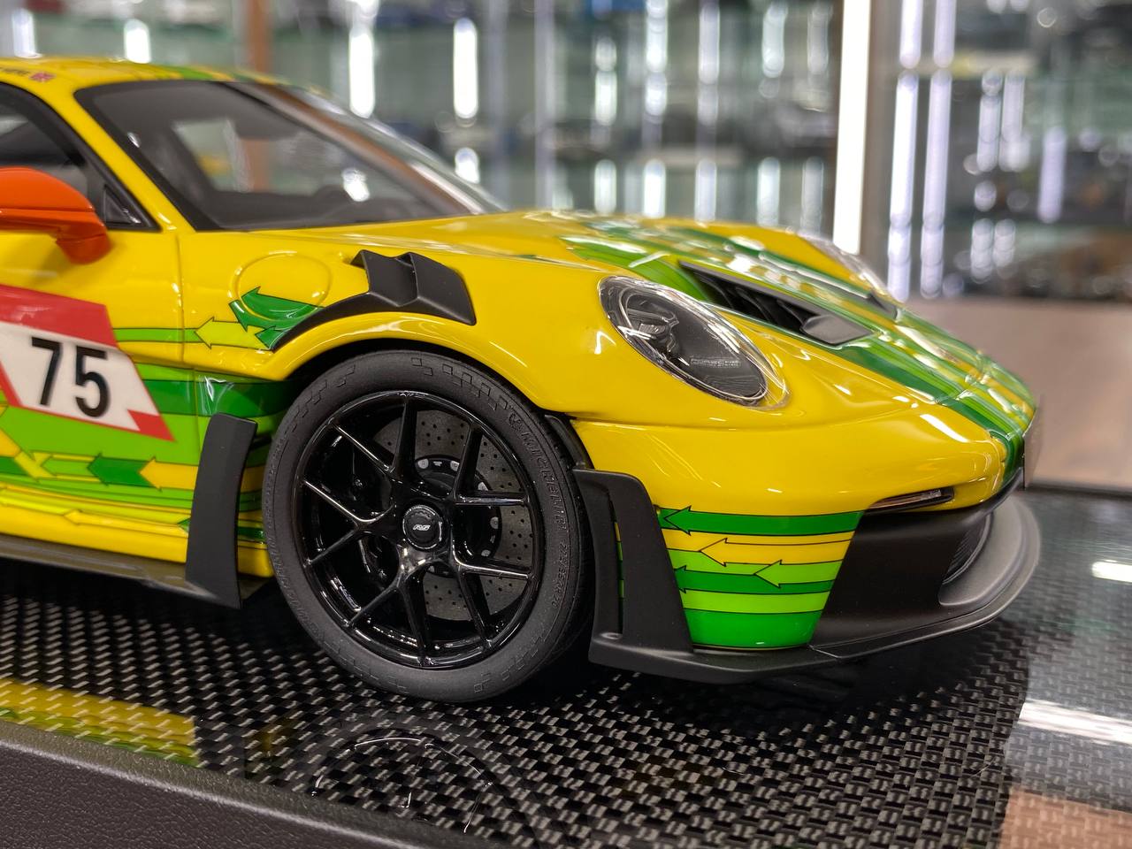 1:18 Resin Timothy & Pierre Porsche 911 GT3 RS (992.1) Weissach Package Grello Livery Limited 1 of 25