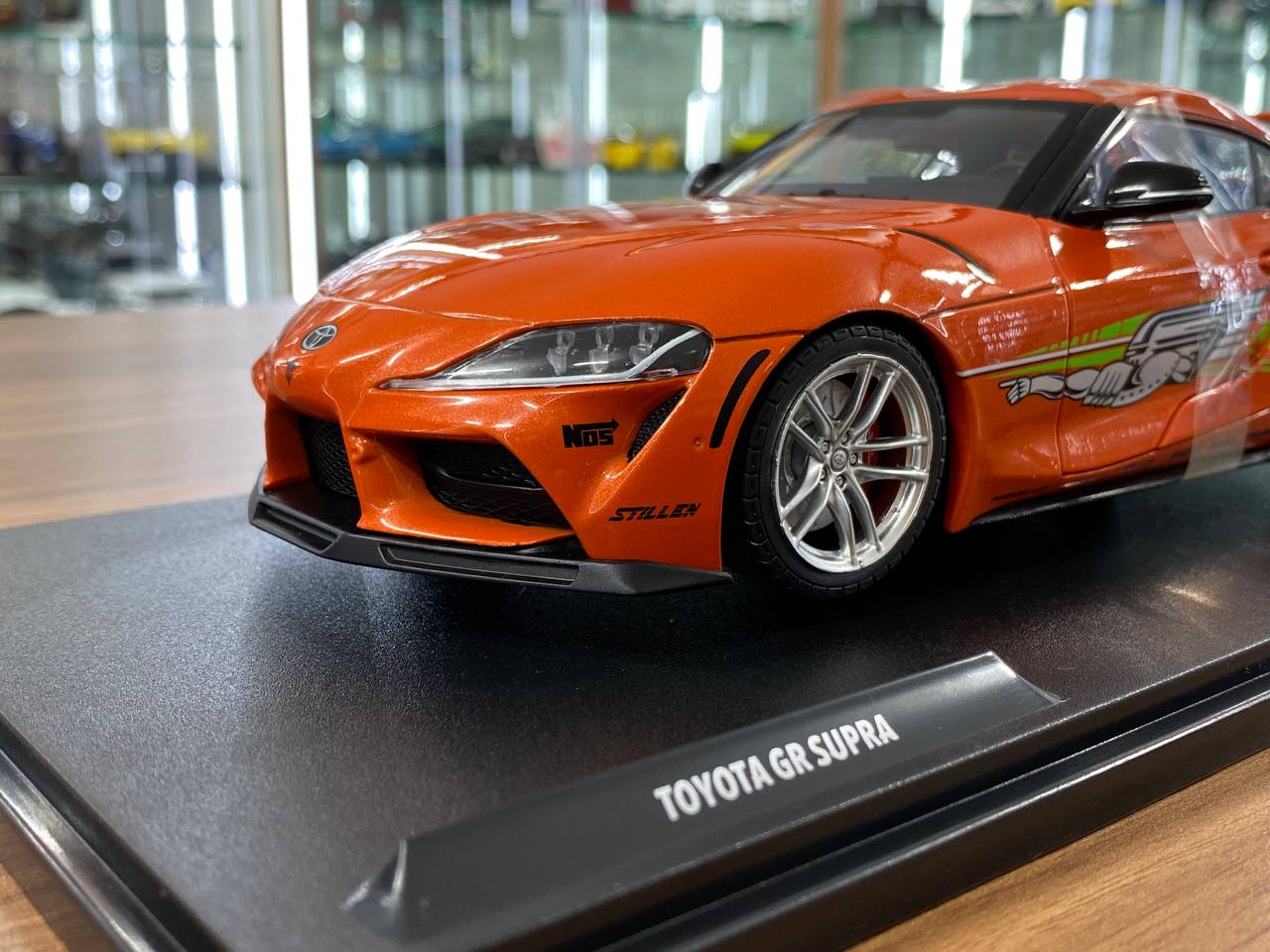 1/18 Diecast doors opening Solido Toyota Supra GR Tribute 2024 Color - Orange