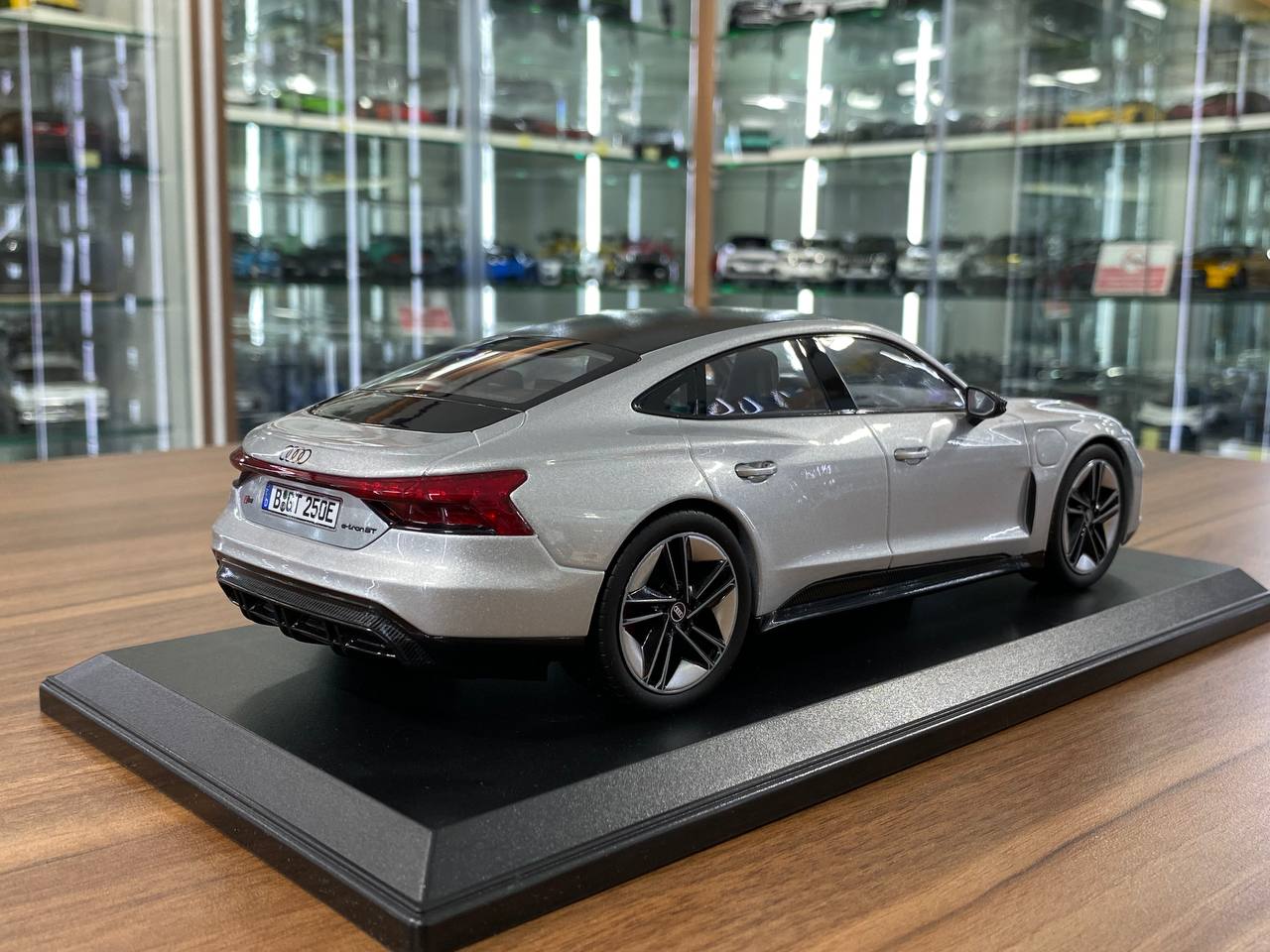 1/18 Diecast Audi RS E-tron GT Silver Norev Scale Model Car
