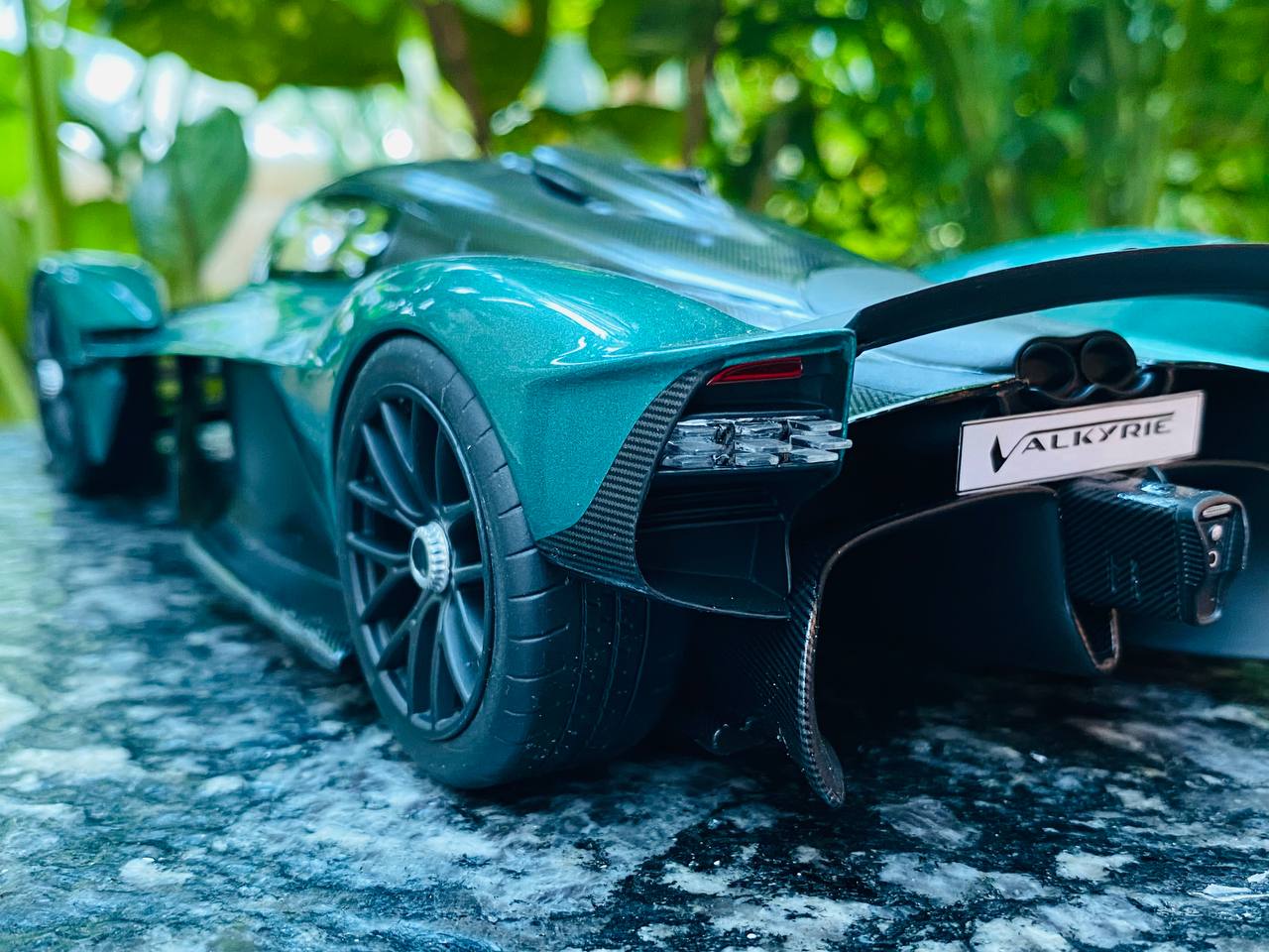 Top Speed Aston Martin Valkyrie Resin Model - Racing Green | 1/18 Scale