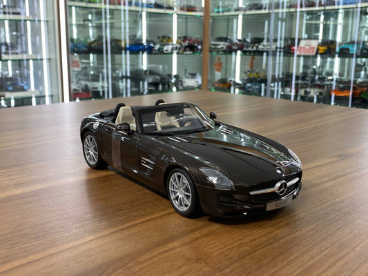 1/18 metal diecast Paul’s Models Art Dealer Edition Mercedes-Benz SLS AMG Roadster in Color - AMG Sepang Brown