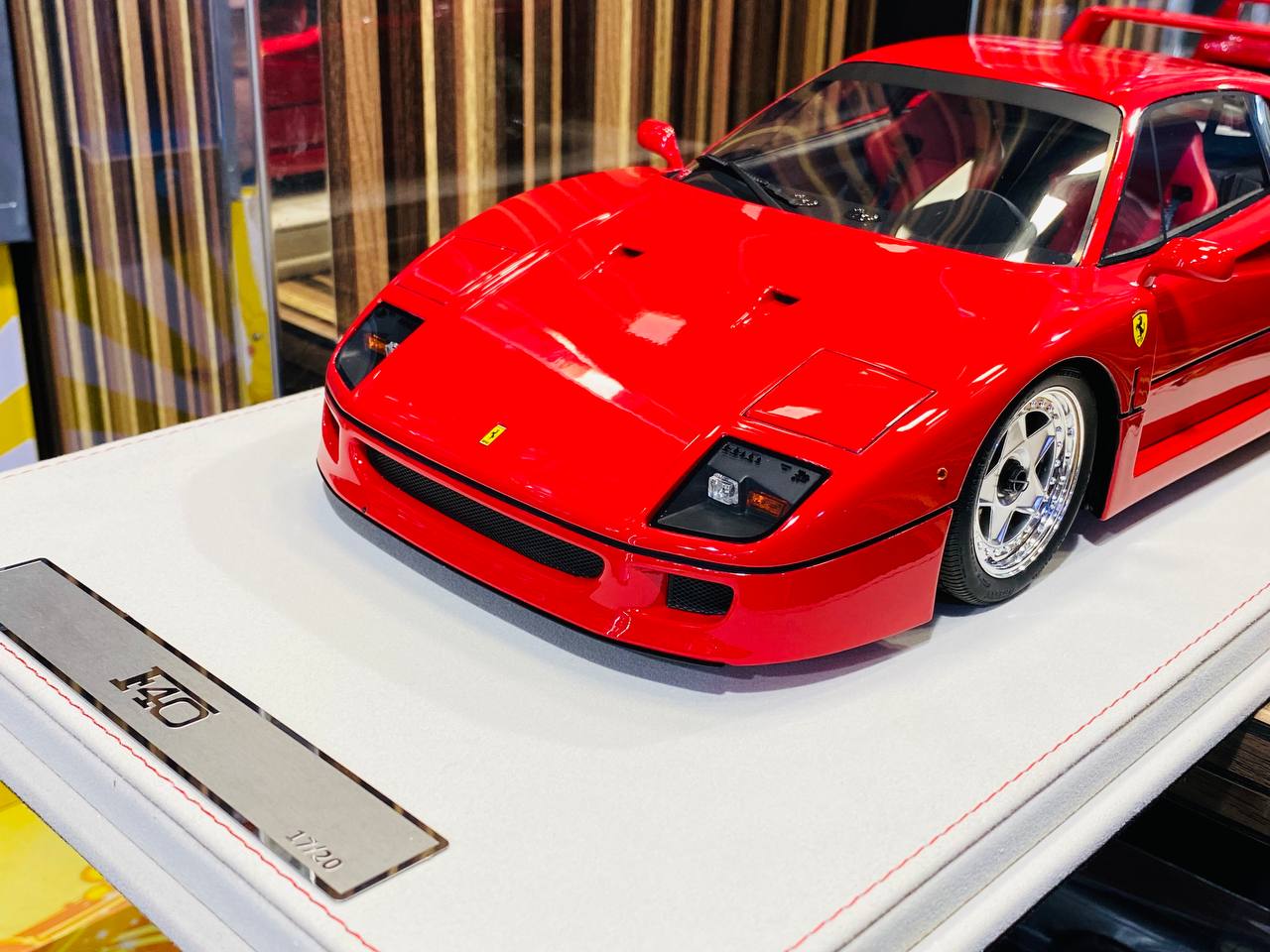 Exclusive Mucheren Models Ferrari F40 Resin Model - Red | Limited Edition!