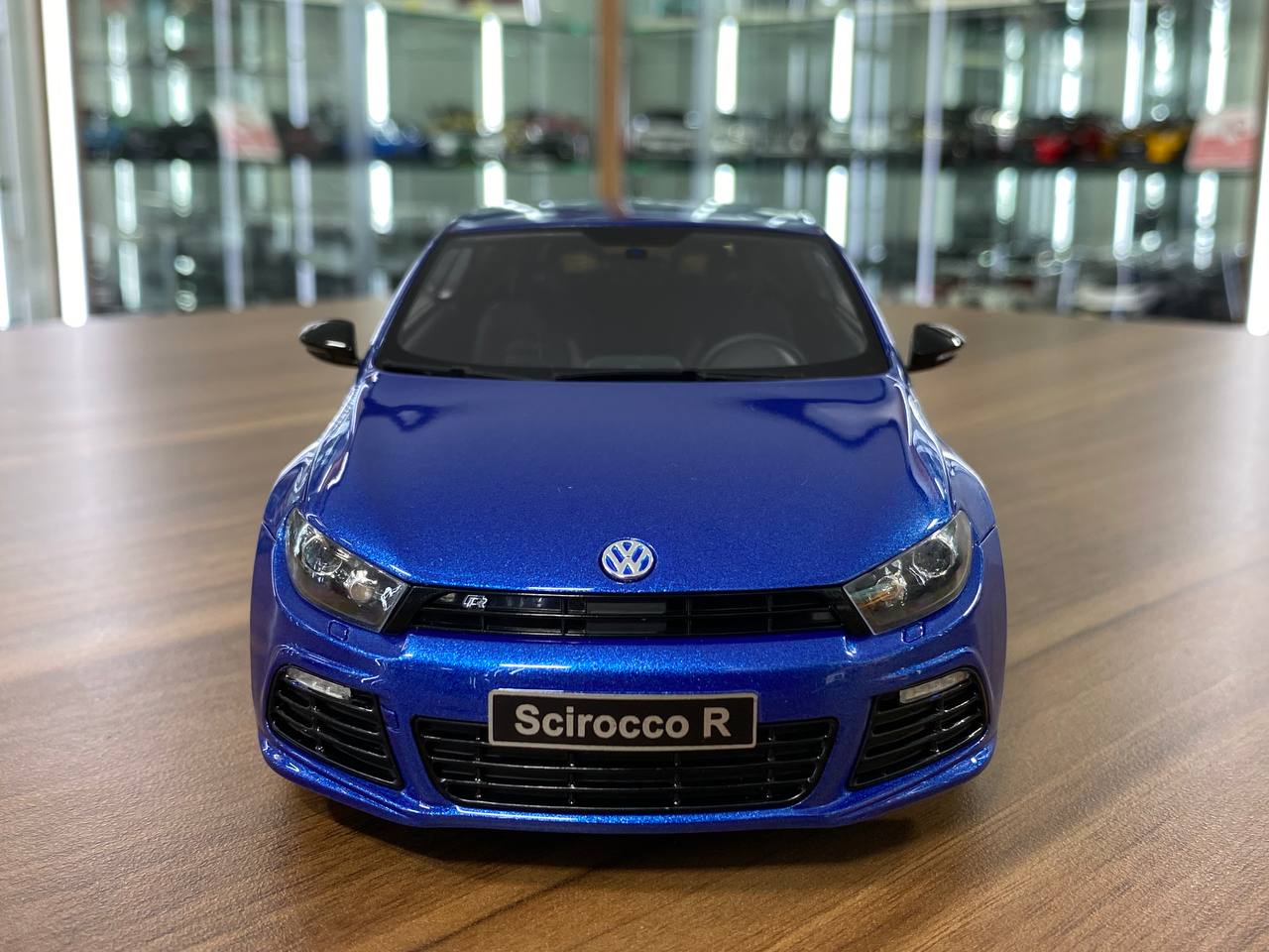 1/18 Resin Volkswagen Scirocco R Otto Blue Model Car