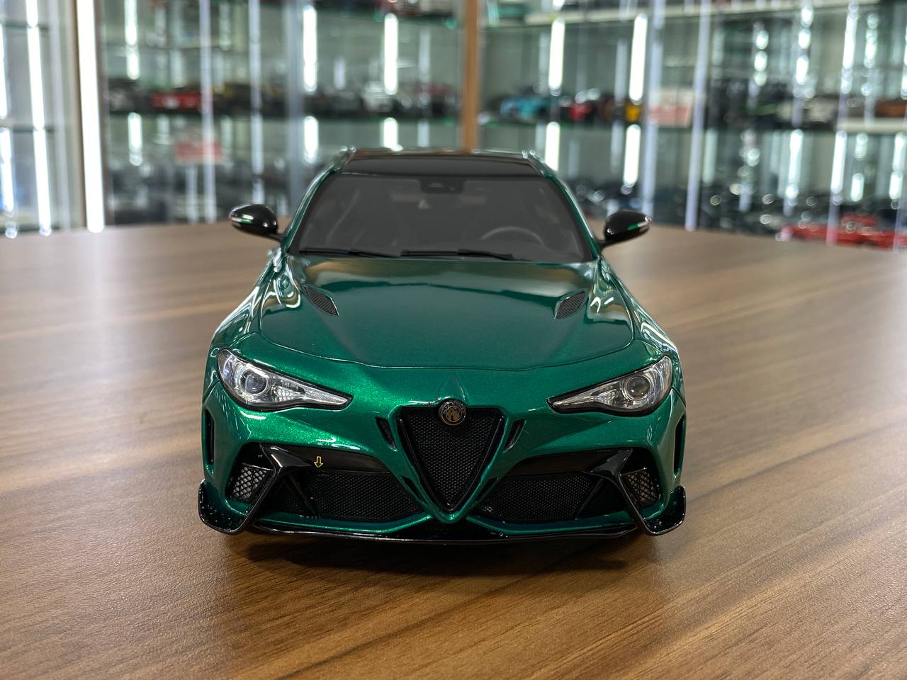 1/18 Resin Alfa Romeo Giulia GTAm3 - Green by OttOMobile - Limited 999 pcs