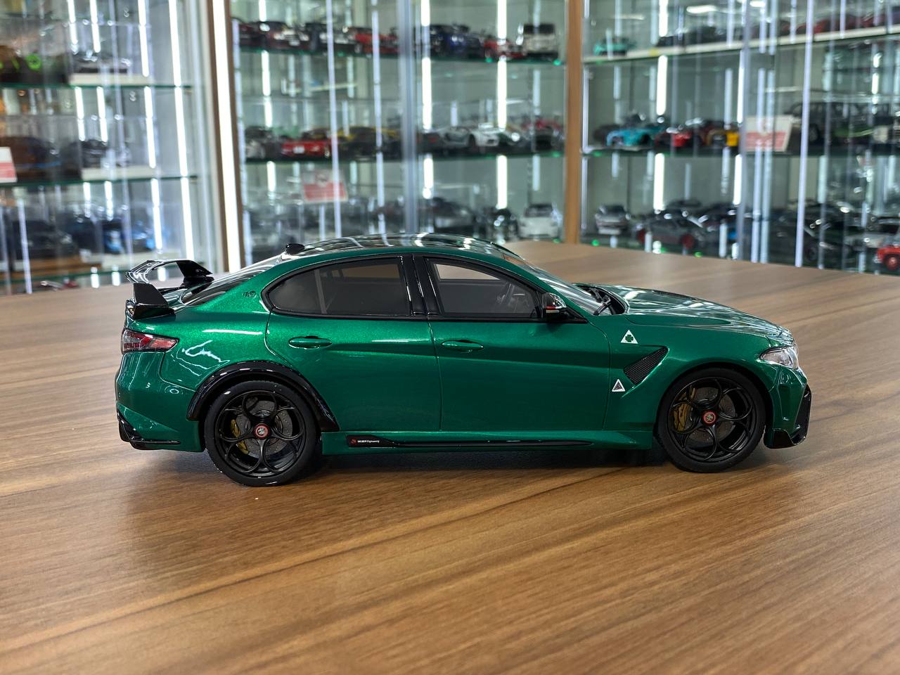 1/18 Resin Alfa Romeo Giulia GTAm3 - Green by OttOMobile - Limited 999 pcs