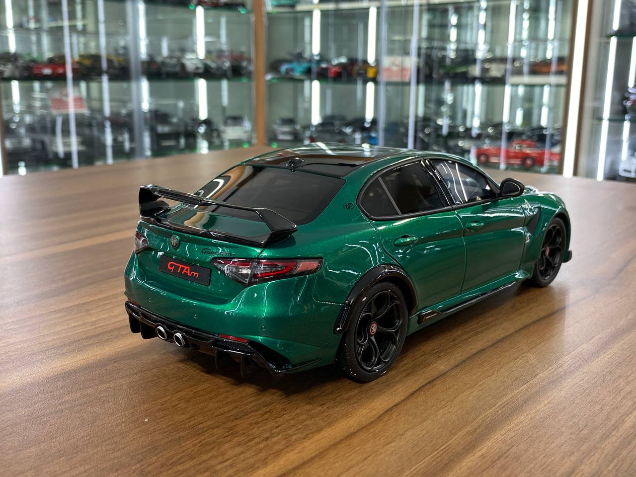 1/18 Resin Alfa Romeo Giulia GTAm3 - Green by OttOMobile - Limited 999 pcs