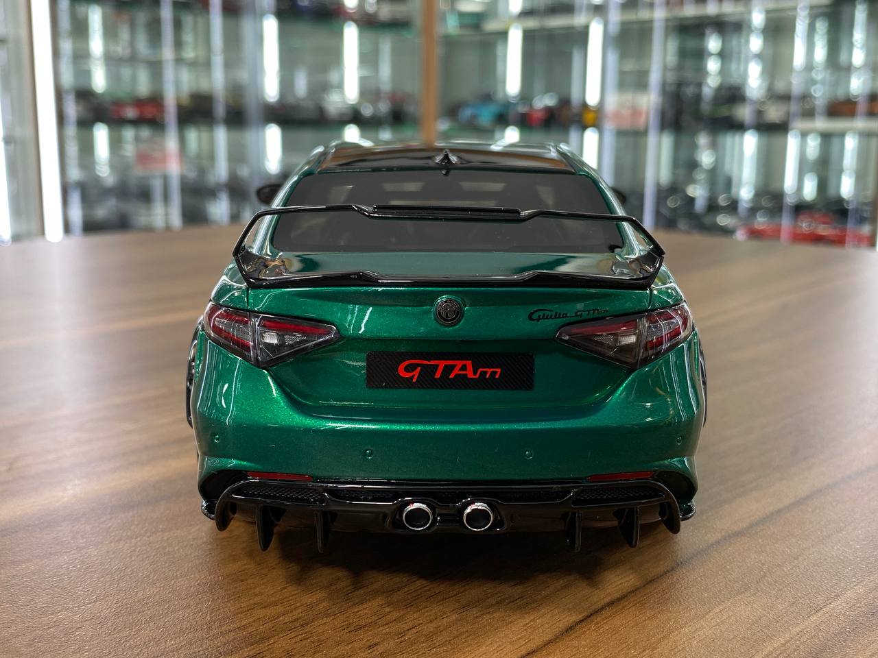 1/18 Resin Alfa Romeo Giulia GTAm3 - Green by OttOMobile - Limited 999 pcs