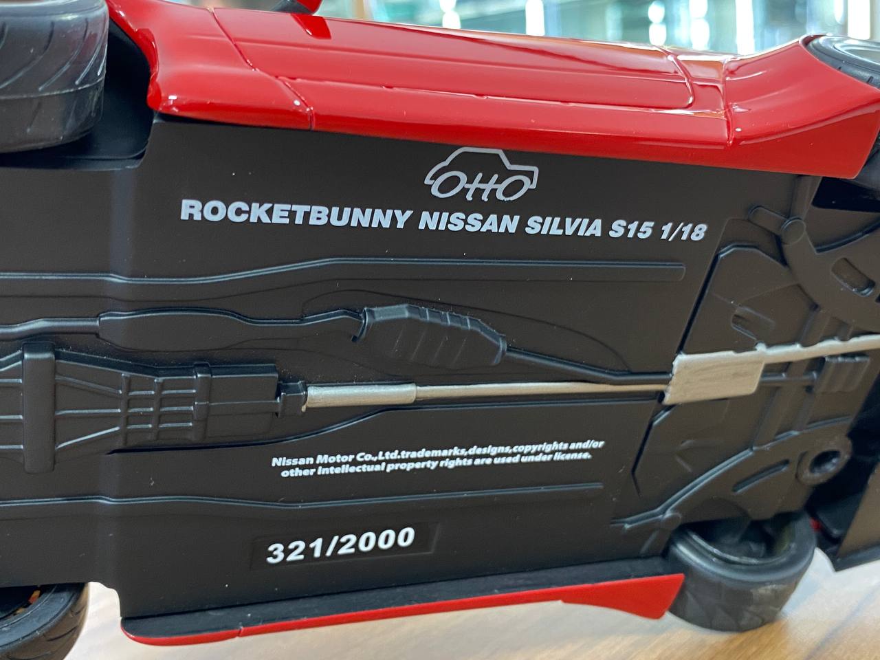 1/18 Resin Nissan Silvia S15 Rocket bunny - Red by OttOMobile - Limited 2000 pcs