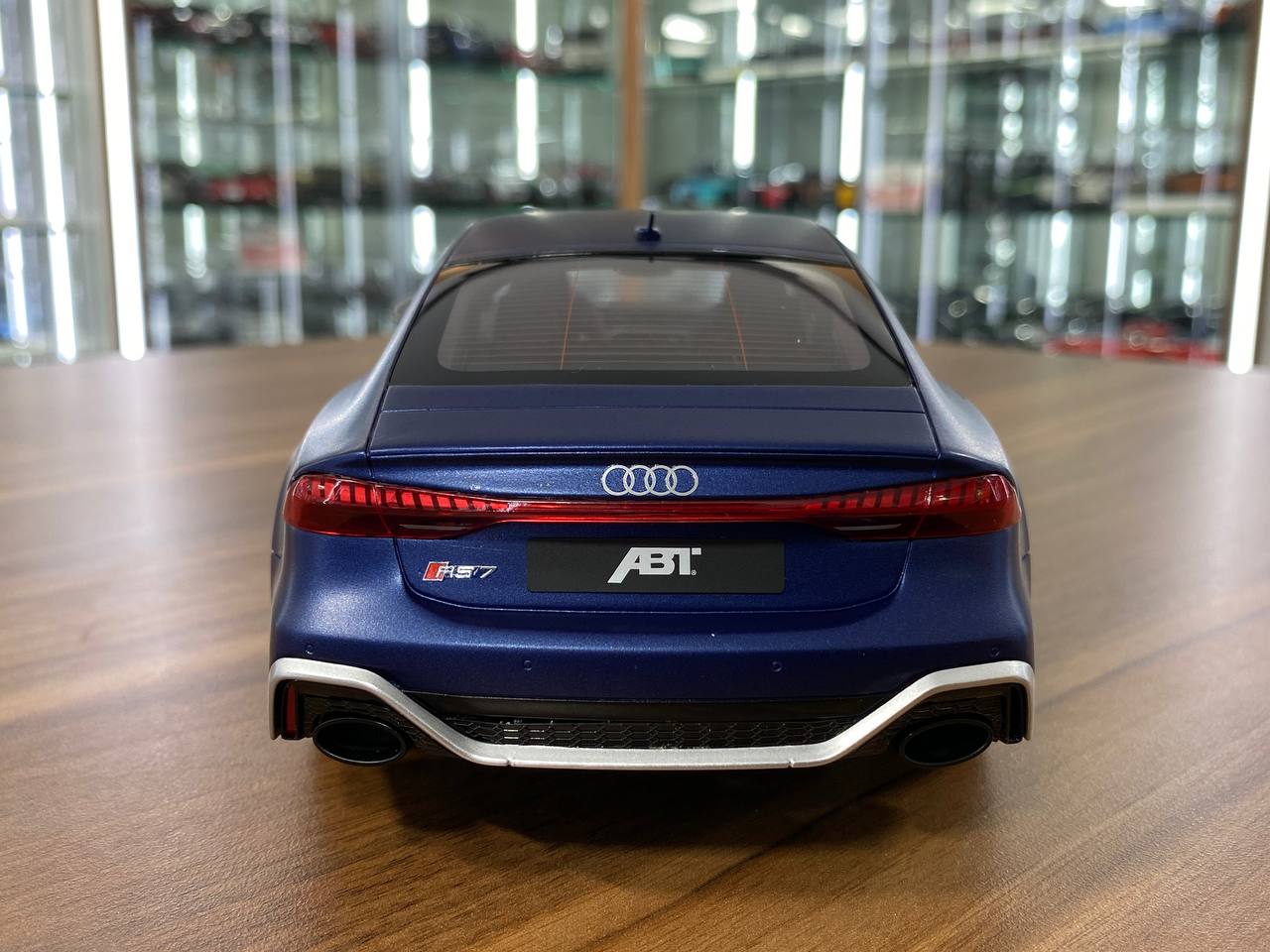 1/18 Resin Audi RS 7 ABT Sportline 2020 - Matt Blue by GT Spirit - Limited 999 pcs