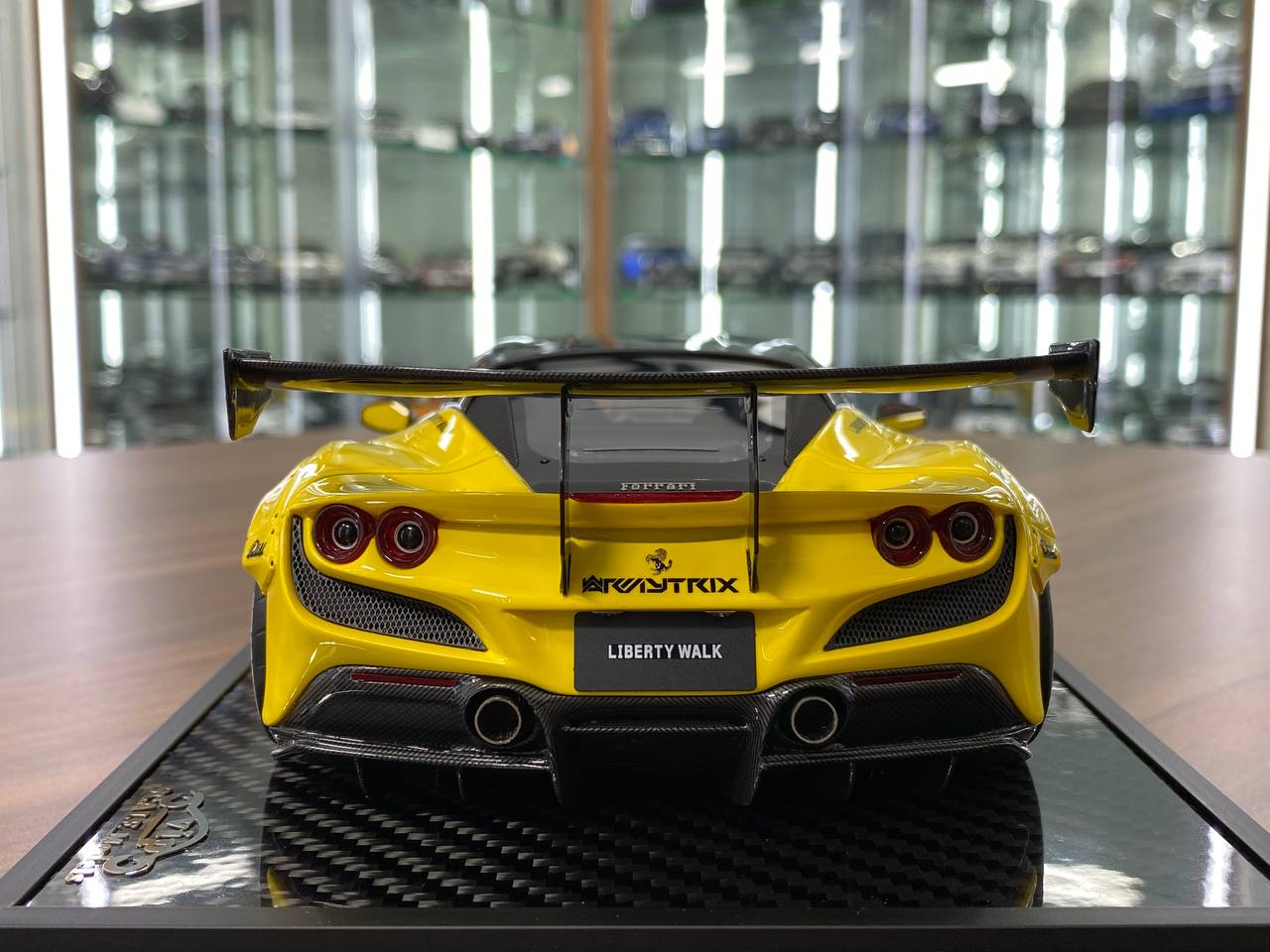 1/18 Resin – Ferrari F8 GT LB-Works Giallo Tristrato Decal by VIP Model