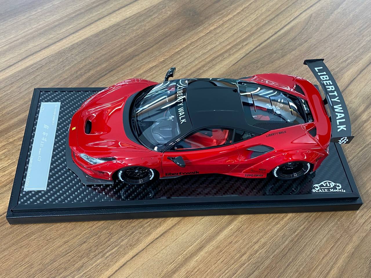1/18 Resin Model – Ferrari F8 GT LB-Works Rosso Corsa Decal by VIP Model