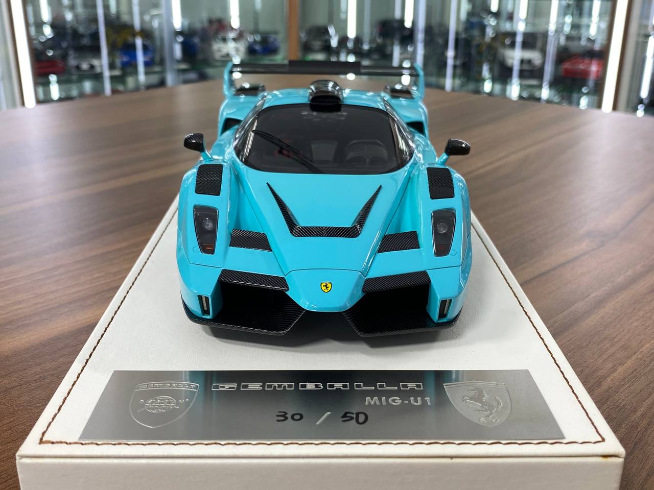 1:18 Resin  – Timothy & Pierre Gemballa MIG-U1 (Ferrari Enzo) Tiffany Blue Limited 50 pcs