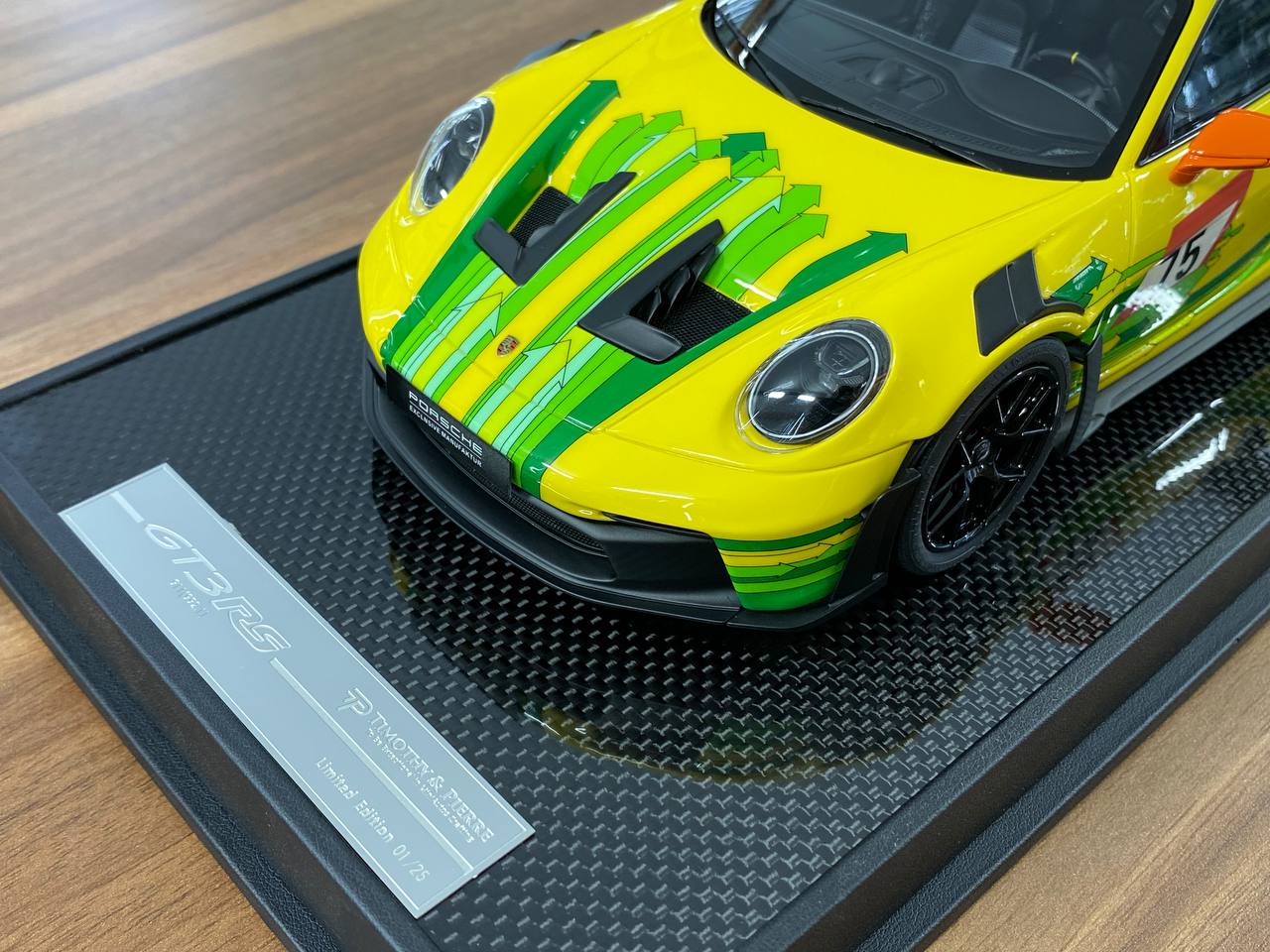1:18 Resin Timothy & Pierre Porsche 911 GT3 RS (992.1) Weissach Package Grello Livery Limited 1 of 25
