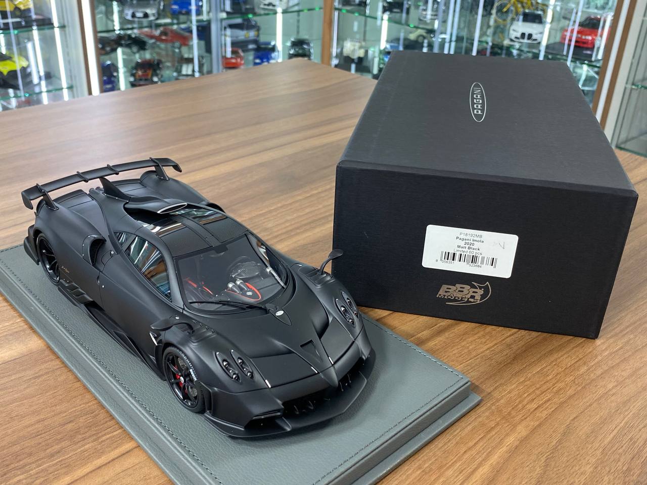 1/18 BBR Models Pagani Imola (2020) - Matt Black (Limited 60 pcs)
