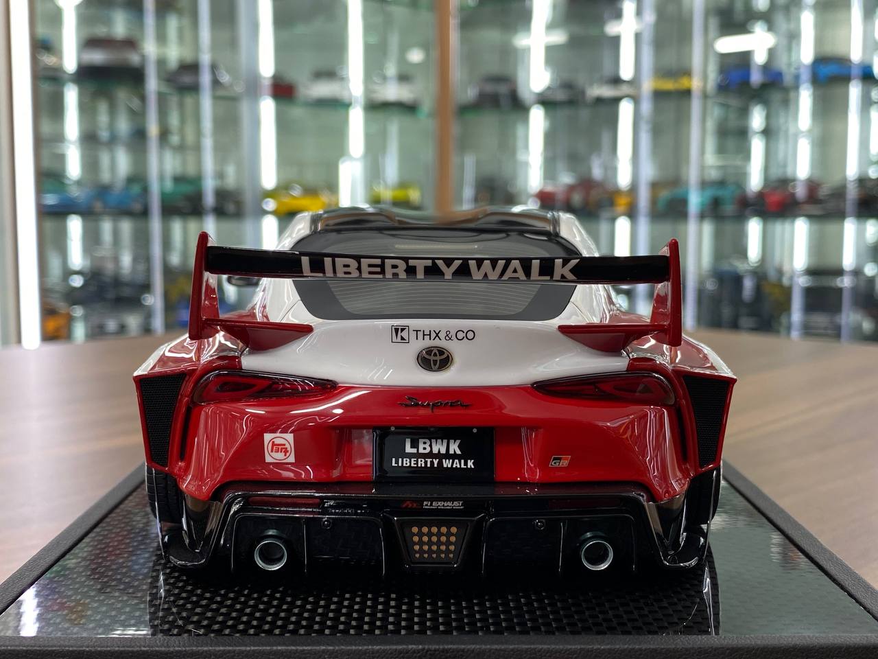 1/18 Resin Model – Timothy & Pierre Toyota Supra MK5 A90 LBWK Liqui Moly / Red, White