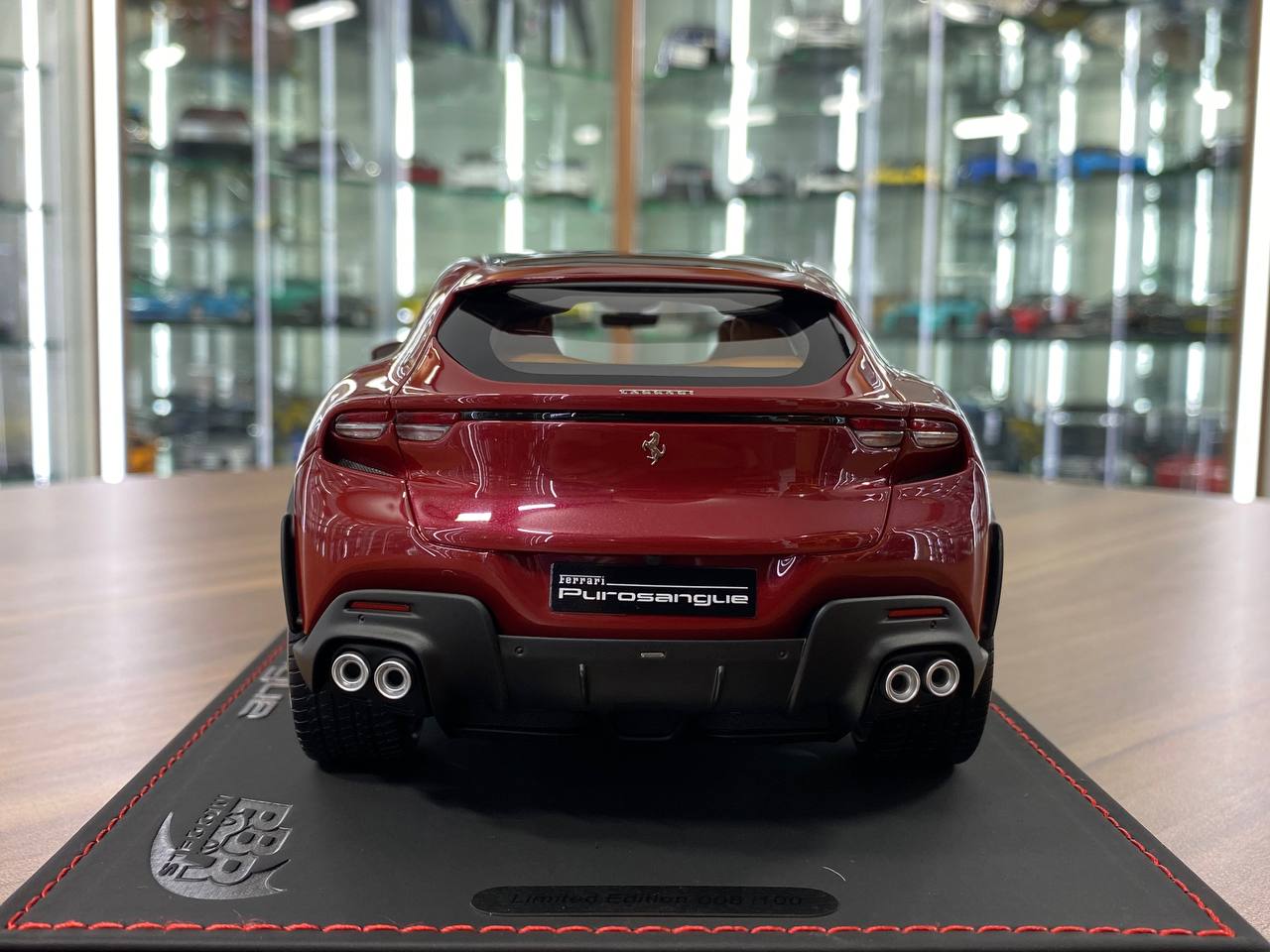 1/18 Resin BBR Models Ferrari Purosangue Rosso Mugello Metallic Ltd.Edn.