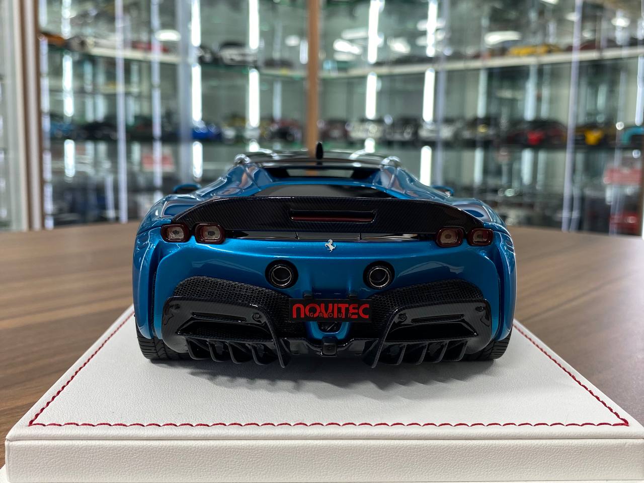 1/18 Resin Ferrari SF90 Stradale Novitec – Metallic Blue | Davis & Giovanni