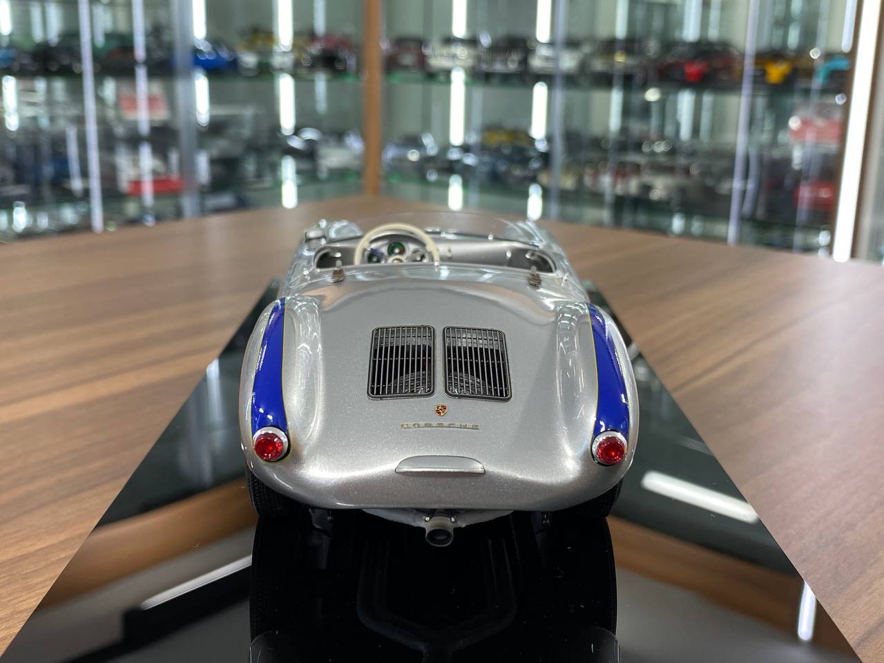 1/18 Amalgam Porsche 550 Spyder 1955 Silver | Limited Edition Model Car
