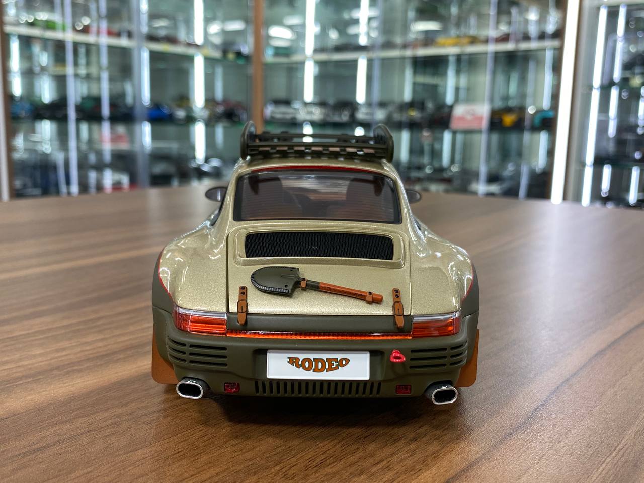 1/18 diecast Porsche RUF Rodeo Prototype Sand Gold Almost Real Scale Model Car