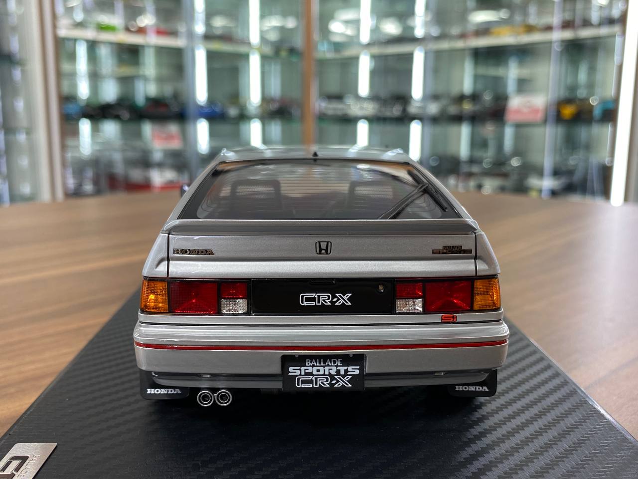 1/18 Diecast Honda CRX Silver Ignition model Miniature Car